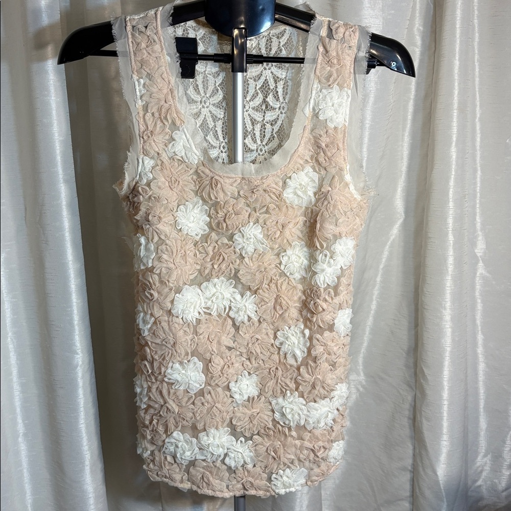 A’Reve Floral Lace Sleeveless Top